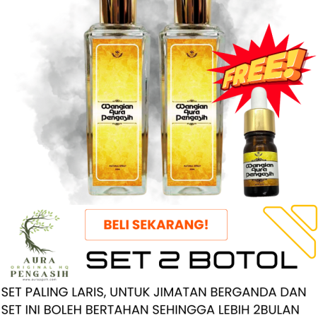 SET 2 BOTOL WANGIAN AURA 30ML